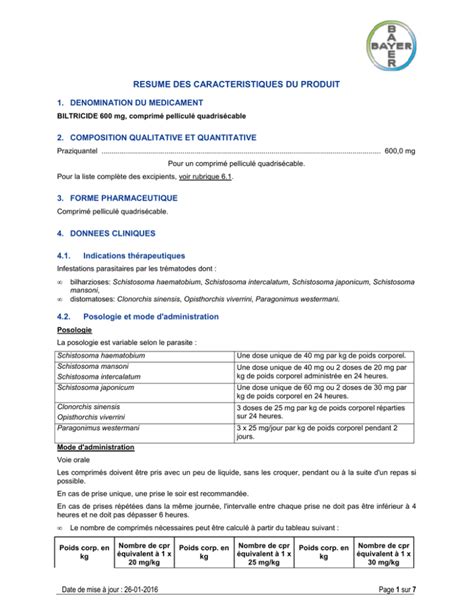 Résumé des caractéristiques du produit .
